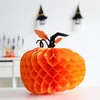 Decoración de fiesta Honeycomb Bat Colgante de papel Decoración de Halloween Araña Papel tridimensional DIY Panal Calabaza para el adorno de fiesta en casa 220908