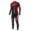 2024 Pro Mens Winter Cycling Jersey Set Long Sleeve Mountain Bike Cycling Clothing Breathable MTB Bicycle Clothes Wear Suit M9