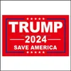 Banner Flagi 2024 MIXCOLOR Kampania dla amerykańskiej flagi prezydenckiej Różnorodność Flagi wyborów Banery Drużyj Swamp Save America Aga Dh0gi