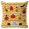 Kudde Peiyuan Happy Halloween Mix av olika skrämmande varelser Dekorativa kastfodral Gift för soffa