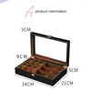 Boîtes à montres 2022, boîte de haute qualité, étui de lunettes de soleil de luxe, organisateur de bijoux en bois, rangement de montres, cadeau pour hommes et femmes