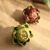 Decorative Flowers Artificial Artichoke Plastic Plant Fruit For Kitchen Home Art Decor Table Display Decoration