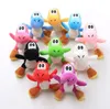 10 Yoshi Dragon Plush keychain Toy Plush Doll Plushs Pendant Prendant Mobile Hone Chain Dinosaur Toys Ornament 12cm