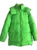 Women Down Parkas icclek damska kurtka zimowa khaki parkas z kapturem duży gęsta ciepła płaszcz bawełniany bawełniany z bluzy z bluzy zip w górę zimowa parka 220902