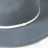 100% de l￣ feltro chap￩us fedora para homens homens festas de moda bon￩ formal santage preto panam￡ jazz hats sombrero hombre