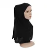 Beanie/Skull Caps Kinderen Meisjes Moslim Hijab Een Stuk Islamitische Volledige Cover Arabische Sjaal Sjaals Ramadan Ready To Wear Instant Cap Tulband Gebedshoed 7-12Y