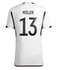 2022 HUMMELS Soccer Jerseys KROOS WERNER MULLER SANE REUS GNABRY KIMMICH GOTZE SANEA 22 23 GermanyS Football Shirt Hommes Enfants Kit uniforme