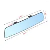 Interior Accessories Wide Angle Rear View Mirror Universal Curve Convex Mirro Clip On Car Rearview Anti-glare Panoramic For SUV/Truck/Car