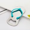 100 STKS Gepersonaliseerde Flip Flop Flesopener Gunsten Aangepaste Bruiloft Present Aangepaste Afdrukken Flesopeners in Geschenkdoos SN48422456041