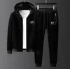 Men's Tracksuits Casual Suit 2022 Spring And Autumn Luxury Coat Fashion Embroidered Jacket Trousers Two Piece