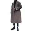 メンズスーツブレザーヤスグオジメンズファッション格子縞のウールウィンタージャケットS 2021男性ストリートウェアロング