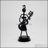 Bomboniera 1Pc Mini Iron Music Band Modello Musicisti in miniatura Figurine Arti Decorazioni artigianali Bomboniera regalo casuale Homeindustry Dhvdo