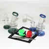 Bong Bong Dab Rig Hookahs Rigas Rigas Tubos de água Bongos de articulação de 14 mm com ferramenta de Dabber de Banger Banger de Banger de Bancos de Banche