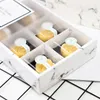 Transparent Frosted Cake Box Present Wrap Mooncake Cakes Pack Packaging Dessert Macarons bakverk förpackningslådor FY5557 902