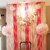 Party Decor 33ft Mulitcolors Crepe Paper för födelsedagsfest bröllop Bruddusch Julfestival DIY Ornament levererar MJ0798