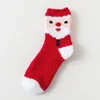 Chaussettes floues de Noël pour femmes hiver chaud confortable doux moelleux dessin animé monstre chaussette athlétique intérieur chaussette pour les femmes