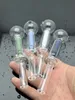 Glass Pipes Smoking Manufacture Hand-blown hookah New double core filter glass pipe water bottle