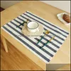 Serviette De Table Serviette En Tissu Japonais Teint En Fil Frais Pur Coton Mat Table Mode Simple El Pendentif Po Fond 3 N2 Drop Delivery 2 Dhacb