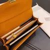 long Wallet Women men purse card holder Multi-card Slot Brown Luxury Leather Designer Crossbody Holder Purses 01300829