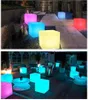 Lampade a pavimento LED Cube Night Light RGB Courtyard Lamp Lampada DECORAZIONE DEL GARDENE DEGIFICA PER KTV USB RECAGARGE BAR OUTDOOR