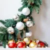 Party Decoration High-End Luxury Christmas Balls Diameter 6cm 8cm filt Tree Ornament Hanging For Decor