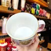 Zomer Starbucks Sakura Vliegende bronzen mok 355 ml roze kersenbloesem Golden Mermaid Bronze Coffee Cup