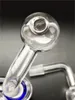 30 мм луковица 90 градусов кальяна Стеклянная масляная труба для водяной трубы для бужти