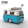 Блоки блоки T1 Doka Trailer Buse Pickup Совместительна 10220 Технический T2 Camper Van Build Block Model Bricks 21001 Toys Kids Gifts T220905