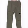 Shorts pour hommes CP Machine de rinçage peut étiquette de couture latérale détails de lentille de poche pantalon cargo classique lavé pantalon décontracté 239p