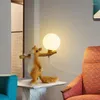Tafellampen creatieve lamp cartoon squirrel nacht licht slaapkamer bedkamer bed bureau kinderkamer decoratie ornamenten