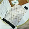 デザイナースカーフ女性シニアロングシングルレイヤーシフォンシルクショールファッションソフトラグジュアリー印刷文字スカーフ