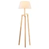 Lámparas de pie Estilo nórdico moderno Moda simple Sala de estar creativa Lámpara de dormitorio Trípode de lino
