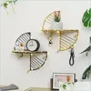 Haken rails haken rails metalen wanddecoratie plank hal hangende shees voor woonkamer artcrafts met display rack bloem p dhoey