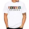 T-shirt da uomo 2022 T-shirt stampata a cartoni animati da uomo Grafica casual Amici TV Camicia a maniche corte T-shirt estiva