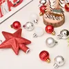 Decorazione per feste 30pcs ornamenti natalizi palla top star box set di scatole regalo ciondolo