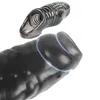 마사지 진동기 재사용 가능한 슬리브 글란 음경 페니스 확대기 익스텐더 지연 사정 수탉 반지 섹스 장난감 남성 커플