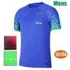 New T Shirts 22 23 Soccer Jerseys PAQUETA BRAZILS 2022 2023 BRUNO G. COUTINHO Football Shirt JESUS MARCELO PELE CASEMIRO brasil maillots VIN