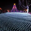 Saiten 1,5 m 96 LEDs AC 220 V Outdoor Fischernetz Lichterkette Sternenhimmel Weihnachten Gartendekoration Lichterkette Girlande Urlaubsbeleuchtung