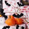 Autre événement Fourniture Halloween Hanging Bats Faux Caoutchouc réaliste Réaliste Faux Spooky Hanging Flying Bats Decor pour Halloween Party Haunted House Decoration 220901