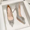 2022 Nouvelles chaussures de mariage en strass