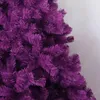 Noel Süslemeleri 1.8 m / 180cm Şifreleme PVC Çevre Dostu Malzeme Mor Ağaç El EL
