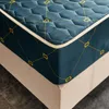 Zestawy arkuszy Kuup zagęszczone blachę do łóżka Mattress zmywalny oddychający pokrywę łóżka wytłaczane szwy ograniczające materaca Połaszek 1PCS 220901