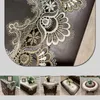 Bordslöpare Luxury Runners for Dining Wedding Party Christmal Decor Europe TV Cabinet Tea Embroidered Cloth Dresser 220902