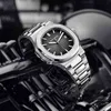 Didun – montre automatique pour hommes, en acier inoxydable, mécanique, sport japonais, haut de gamme, étanche, horloge de luxe