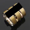 Helt nya 18 mm roséguld parmanschettarmband Mode klassiska män kvinnor designerarmband högkvalitativa 316L rostfritt stål armband smycken