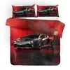 Bedding sets Vehicles 3 Piece Boys Bedroom Decor Quilt Cover Pillowcase Racing Print Bed Linen Set King Queen for Adults 220901