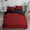 Bedding sets Halloween Flying Set Bats Duvet Cover Witchcraft Magic Polyester Comforter Single Double King Bedclothes 220901