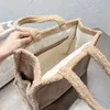 41 cm de nova bolsa de lã de lã de cordeiro FW Moda de macar