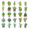 50pcs INS style cactus pattern stickers Pack for Diy Laptop Skateboard Motorcycle Decals3806989