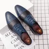 Scarpe uomini oxford brogues classico abbinamento a colori appuntiti pungine di moda in pizzo business wedding casual quotidian ad109 0c35 wedd